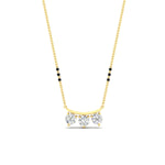 Load image into Gallery viewer, Classic Trio Diamond Mangalsutra Necklace