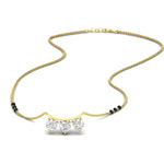 Load image into Gallery viewer, Classic Trio Diamond Mangalsutra Necklace