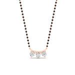 Load image into Gallery viewer, Classic Trio Diamond Mangalsutra Necklace
