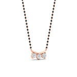 Load image into Gallery viewer, Classic Trio Diamond Mangalsutra Necklace