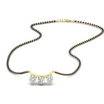 Load image into Gallery viewer, Classic Trio Diamond Mangalsutra Necklace