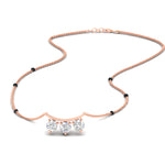 Load image into Gallery viewer, Classic Trio Diamond Mangalsutra Necklace