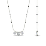 Load image into Gallery viewer, Classic Trio Diamond Mangalsutra Necklace