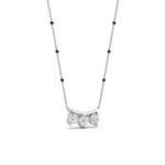Load image into Gallery viewer, Classic Trio Diamond Mangalsutra Necklace
