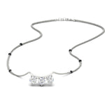 Load image into Gallery viewer, Classic Trio Diamond Mangalsutra Necklace