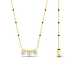 Load image into Gallery viewer, Classic Trio Diamond Mangalsutra Necklace