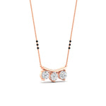 Load image into Gallery viewer, Classic Trio Diamond Mangalsutra Necklace