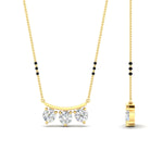Load image into Gallery viewer, Classic Trio Diamond Mangalsutra Necklace