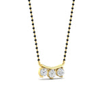 Load image into Gallery viewer, Classic Trio Diamond Mangalsutra Necklace