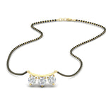 Load image into Gallery viewer, Classic Trio Diamond Mangalsutra Necklace