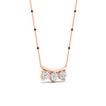 Load image into Gallery viewer, Classic Trio Diamond Mangalsutra Necklace