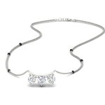 Load image into Gallery viewer, Classic Trio Diamond Mangalsutra Necklace