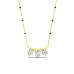 Load image into Gallery viewer, Classic Trio Diamond Mangalsutra Necklace