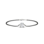 Load image into Gallery viewer, 0.50-carat-solitaire-mangalsutra-bracelet-in-white-gold-mgsbrc11614angle1-0.50ct-nl-wg