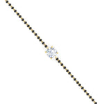 Load image into Gallery viewer, 0.50-carat-solitaire-mangalsutra-bracelet-in-yellow-gold-mgsbrc11614angle5-0.50ct-nl-yg