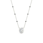 Load image into Gallery viewer, Bezel Set Solitaire Modern Mangalsutra