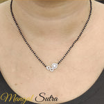 Load image into Gallery viewer, 0.50 Carat 3 Circle Pendant Mangalsutra