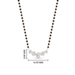 Load image into Gallery viewer, 0.75-carat-five-stone-diamond-mangalsutra-necklace-in-rose-gold-mgs11130angle1-0.75ct-nl-rg-hw.jpg?v=1777282034