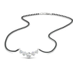Load image into Gallery viewer, 0.75-carat-five-stone-diamond-mangalsutra-necklace-in-white-gold-mgs11130sleep-0.75ct-nl-wg.jpg?v=1777282034