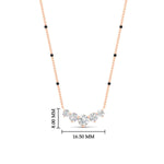 Load image into Gallery viewer, 0.75-carat-five-stone-diamond-spaced-out-mangalsutra-necklace-in-rose-gold-mgs11130angle1-0.75ct-nl-rg-hw.jpg?v=1777281881