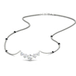 Load image into Gallery viewer, 0.75-carat-five-stone-diamond-spaced-out-mangalsutra-necklace-in-white-gold-mgs11130sleep-0.75ct-nl-wg.jpg?v=1777281881