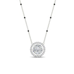 Load image into Gallery viewer, 0.75-carat-halo-diamond-3-black-beads-spaced-out-mangalsutra-in-white-gold-mgs11318angle1-nl-wg