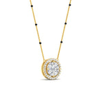 Load image into Gallery viewer, 0.75-carat-halo-diamond-3-black-beads-spaced-out-mangalsutra-in-yellow-gold-mgs11318angle3-nl-yg.jpg?v=1767873886