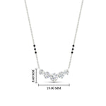 Load image into Gallery viewer, 1-carat-five-stone-diamond-3-bead-mangalsutra-necklace-in-white-gold-mgs11130angle1-1.00ct-nl-wg-hw.jpg?v=1777282761