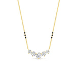 Load image into Gallery viewer, 1-carat-five-stone-diamond-3-bead-mangalsutra-necklace-in-yellow-gold-mgs11130angle1-1.00ct-nl-yg.jpg?v=1777282761