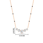Load image into Gallery viewer, 1-carat-five-stone-diamond-spaced-out-mangalsutra-necklace-in-rose-gold-mgs11130angle1-1.00ct-nl-rg-hw.jpg?v=1777282409