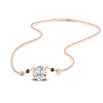 Load image into Gallery viewer, 1-carat-solitaire-diamond-with-black-beads-mangalsutra-in-rose-gold-mgs11600rosleep-1.00ct-nl-rg