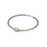 Load image into Gallery viewer, 1-carat-solitaire-mangalsutra-bracelet-in-rose-gold-mgsbrc11614angle3-1.00ct-nl-rg