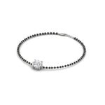 Load image into Gallery viewer, 1-carat-solitaire-mangalsutra-bracelet-in-white-gold-mgsbrc11614angle3-1.00ct-nl-wg