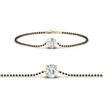 Load image into Gallery viewer, 1-carat-solitaire-mangalsutra-bracelet-in-yellow-gold-mgsbrc11614-1.00ct-nl-yg