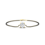Load image into Gallery viewer, 1-carat-solitaire-mangalsutra-bracelet-in-yellow-gold-mgsbrc11614angle1-1.00ct-nl-yg