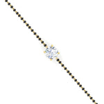 Load image into Gallery viewer, 1-carat-solitaire-mangalsutra-bracelet-in-yellow-gold-mgsbrc11614angle5-1.00ct-nl-yg