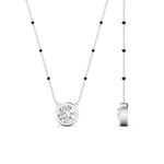 Load image into Gallery viewer, Bezel Set Solitaire Modern Mangalsutra