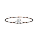 Load image into Gallery viewer, 1.50-carat-solitaire-mangalsutra-bracelet-in-rose-gold-mgsbrc11614angle1-1.50ct-nl-rg