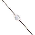 Load image into Gallery viewer, 1.50-carat-solitaire-mangalsutra-bracelet-in-rose-gold-mgsbrc11614angle5-1.50ct-nl-rg