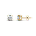 Load image into Gallery viewer, 1/2 To 2 Carat Round Diamond Stud Earring
