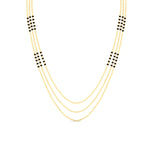 Load image into Gallery viewer, 3 Layer Black Bead Mangalsutra