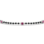 Load image into Gallery viewer, 3-stone-bezel-set-pink-sapphire-mens-station-bracelet-in-white-gold-mgsmbrc11837gsadrpiangle5-nl-wg.jpg