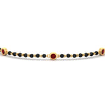 Load image into Gallery viewer, 3-stone-bezel-set-ruby-mens-station-bracelet-in-yellow-gold-mgsmbrc11837grudrangle5-nl-yg.jpg