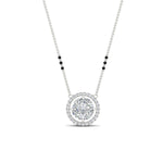Load image into Gallery viewer, 0.75 Carat Solitaire Looking Halo Diamond Mangalsutra