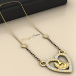 Load image into Gallery viewer, Butterfly Heart Cute Diamond Mangalsutra