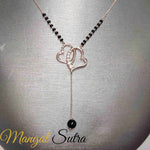 Load image into Gallery viewer, Double Heart Cute Mangalsutra Necklace