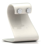 Load image into Gallery viewer, 7 Stone 0.75 Carat Cluster Flower Diamond Earring