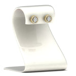 Load image into Gallery viewer, Classic Diamond Halo Stud Earring