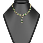 Load image into Gallery viewer, Circle Diamond Drop Necklace