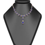 Load image into Gallery viewer, Circle Diamond Drop Necklace